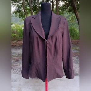 4/$40 Lane Bryant Blazer in Chocolate Brown
